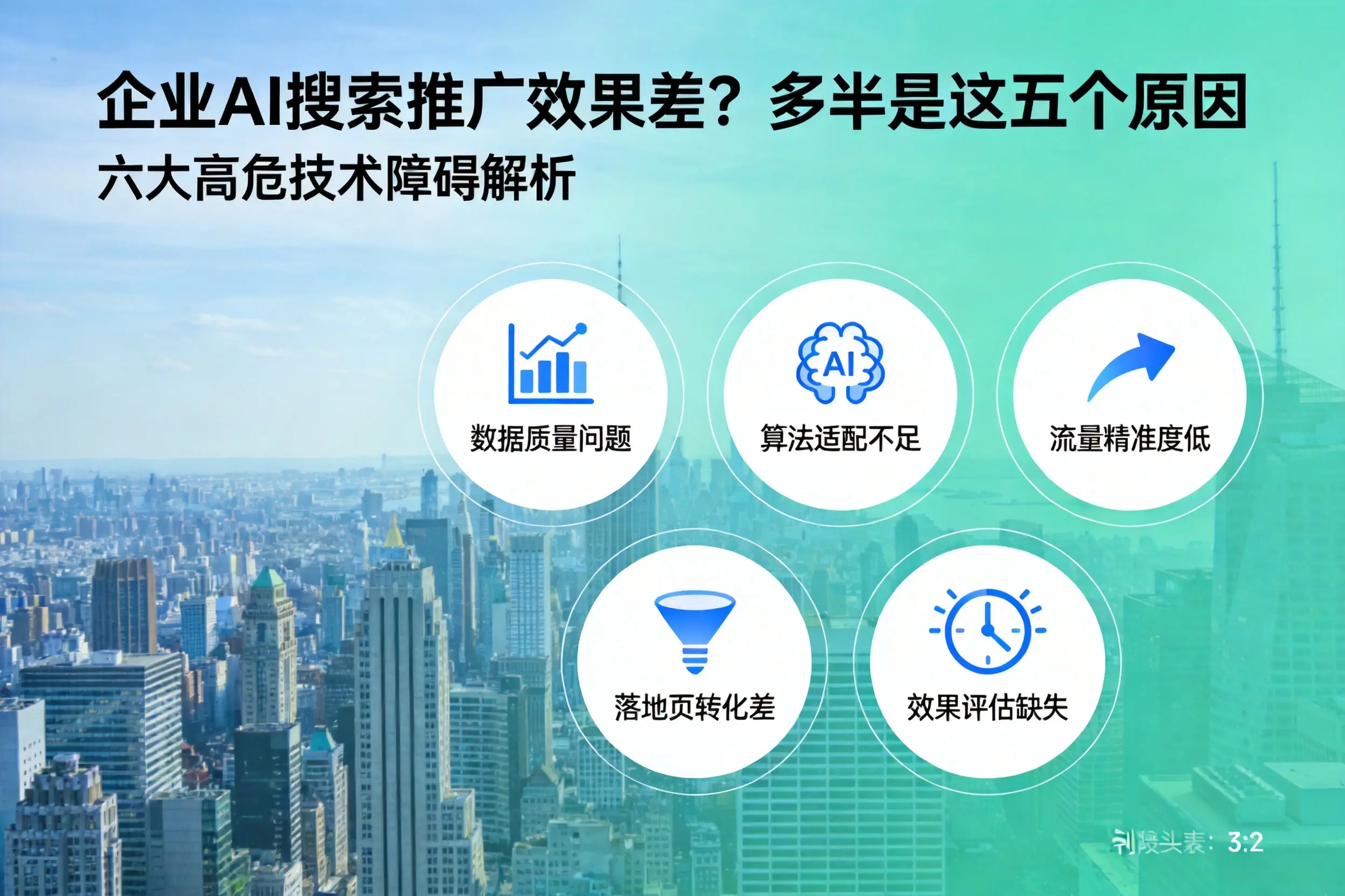 七里河企业AI搜索推广效果差?多半是这五个原因